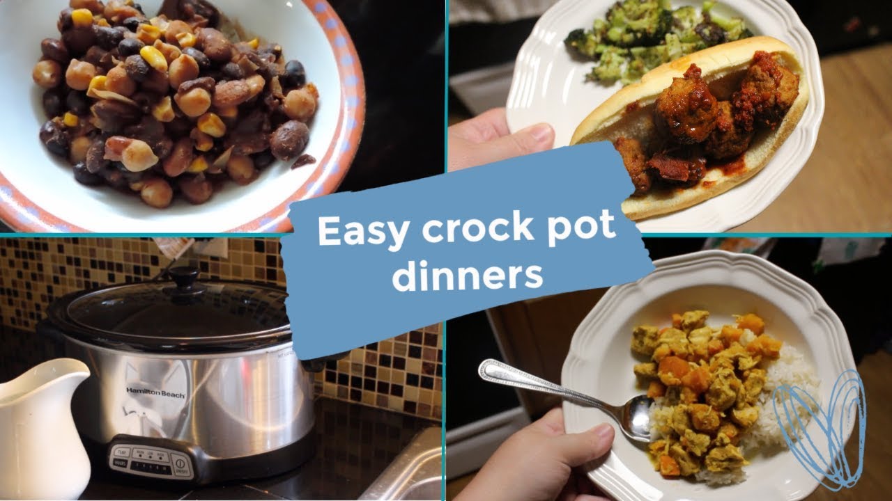 Dump and go slow cooker meals Five easy slow cooker meals for busy