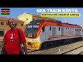 Im finally here at last traveling from nairobi using kenyas sgr train