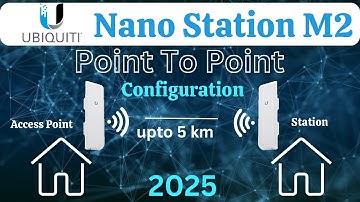 Ubiquiti NanoStation M2 Point To Point Configiration Setup Guide