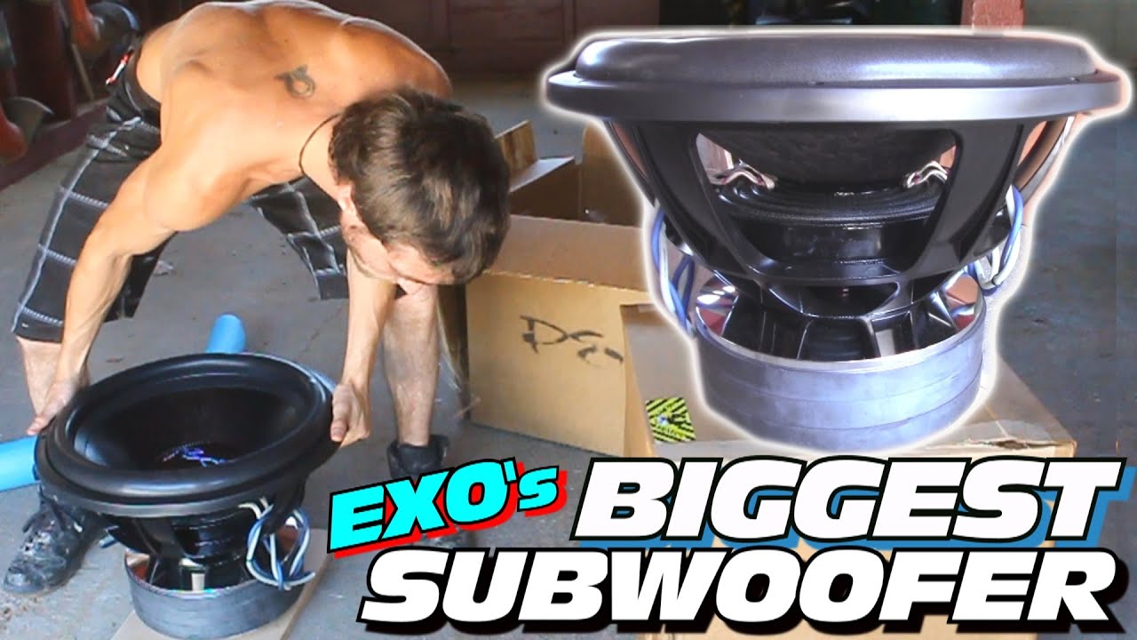 BIGGEST SUBWOOFER EVER w/ 18" PSI Audio 5 | Unboxing EXO's Largest SUB WOOFER - YouTube