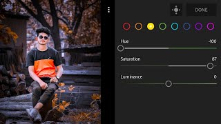 Lightroom Grey and orange tone photo editing tutorial ||  Lightroom se photo editing kaise kare screenshot 4
