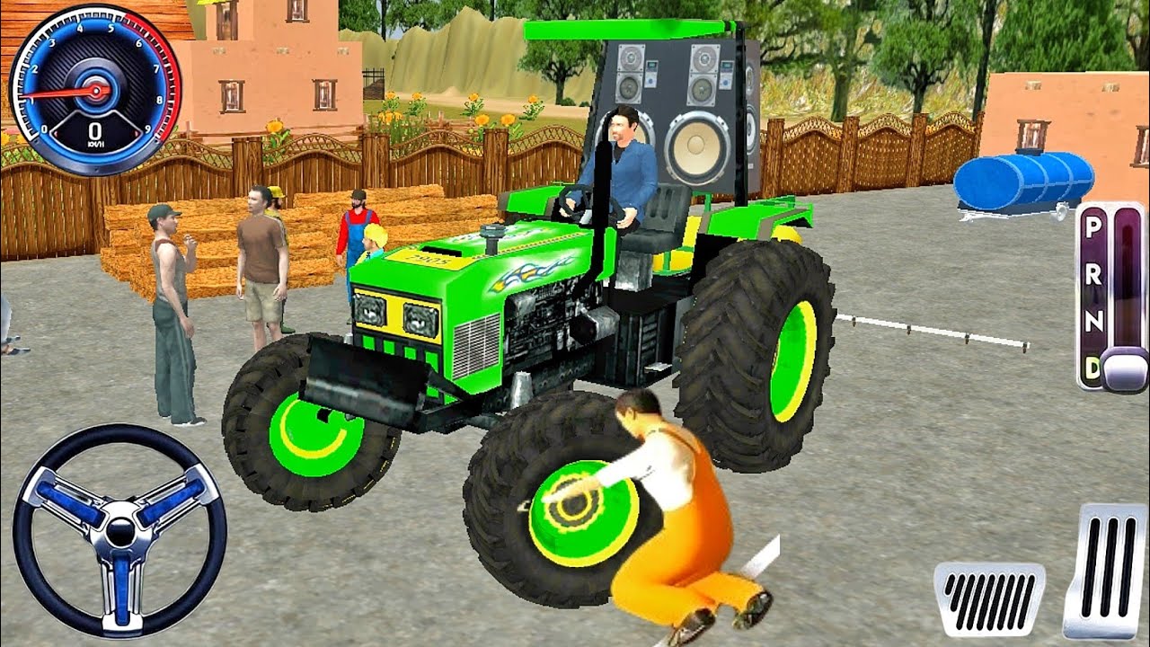 Heavy Farming Transporter Driving Cargo Offroad Job Games Tractor Game 2025 Android Gameplay