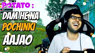 Dam he to POCHINKI Aajao @CarryMinati Playing BGMI Crazy Gameplay Ever