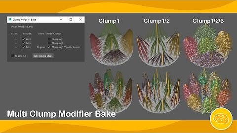 Maya Groomer Tool: Multi Clump Bake