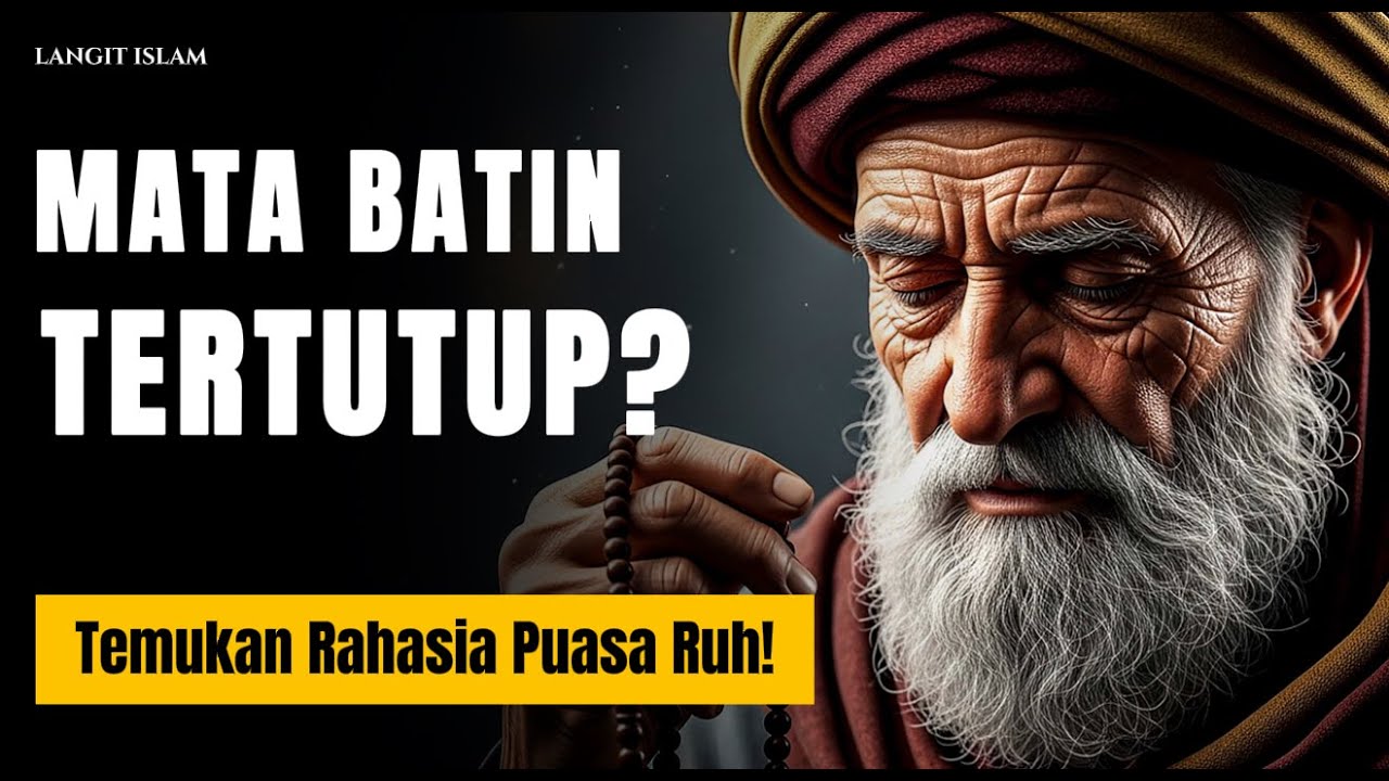 PUASA RUH✨ CARA MEMBERSIHKAN MATA BATIN DARI ILUSI DUNIA (GHAFLAH) 🌀
