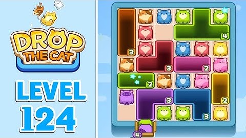 Drop The Cat Level 124 Walkthrough Solution