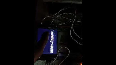 4 wire Touch  wire using  PIC32MX