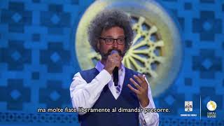 Video thumbnail of "Simone Cristicchi PARADISO Canto XXXIII -  L'Aquila 2022"