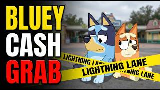 Disney World GREED: Bluey Meet and Greet ANOTHER Lightning Lane "Attraction" at Animal Kingdom?