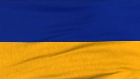 National Flag Of Ukraine Flying On The Wind | Motion Graphics - Videohive template