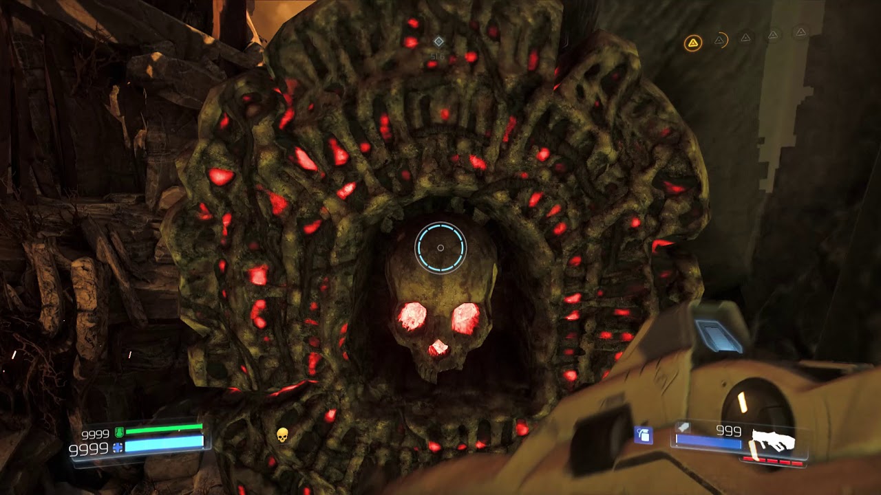 Doom 2016 PC, cheats one hit kill, slow motion, god