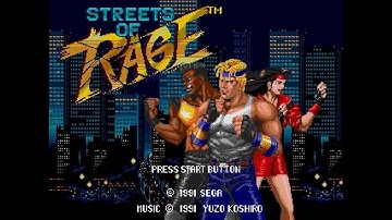 Street of Rage (Genesis/Mega Drive)-Adam Hunter Longplay using Game Genie Codes