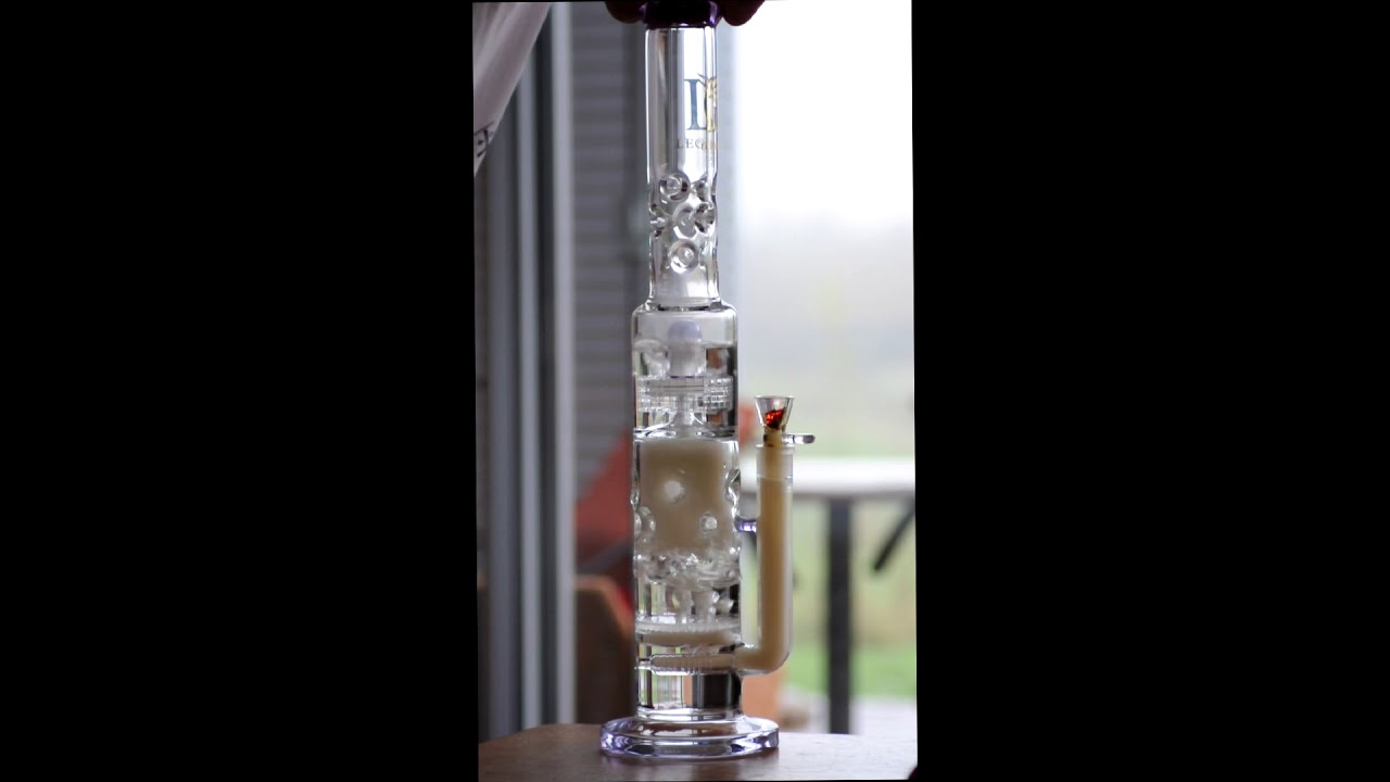 Legendary Glass - 20,1 inch Honeycomb to Cheese Swiss Perc and Showerhead