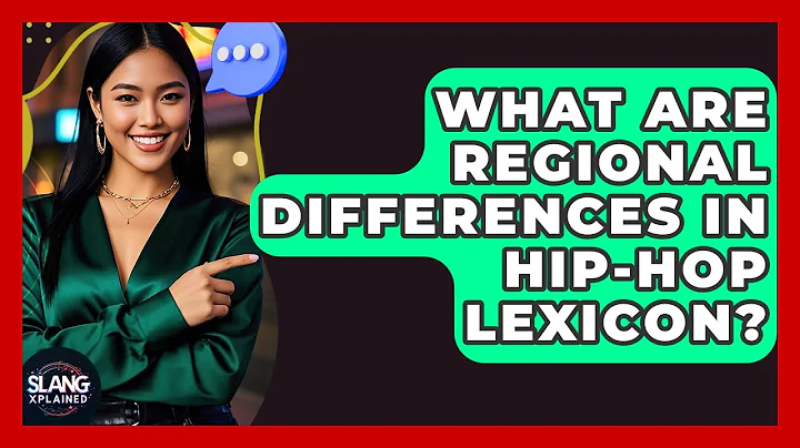 What Are Regional Differences In Hip-Hop Lexicon? - SlangXplained