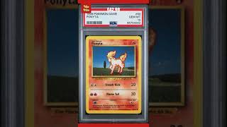 Ponyta 60/102 Base Set Common Pokemon Card 1999 Unlimited PSA 10 Gem Mint