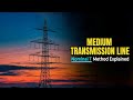 Nominal T Method Explained | Medium Transmission Line Phasor Diagram & Numerical