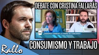 Debate con Cristina Fallarás sobre el consumismo y la derogación de la reforma laboral