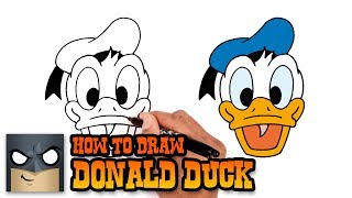 How to Draw Donald Duck (Step by Step Drawing Tutorial)