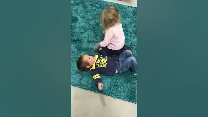 Nora and Beckham dancing at RC Willey