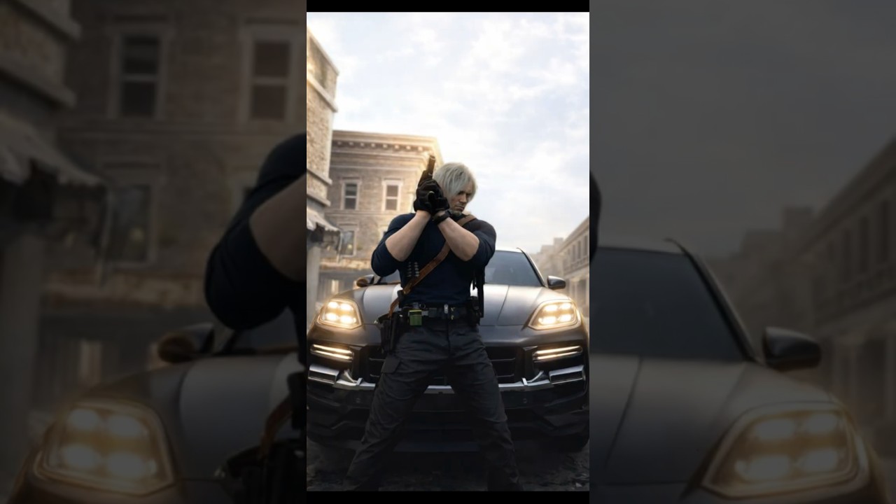 Just LEON & HIS CAR #residentevil #residentevilre #leonskennedy  #residentevil9 #residentevilrequiem