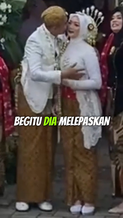 momen lucu ketika pengantin pria tiba-tiba nyosor pengantin wanita ‼️‼️ #ngakak #lucu #nikah #kocak