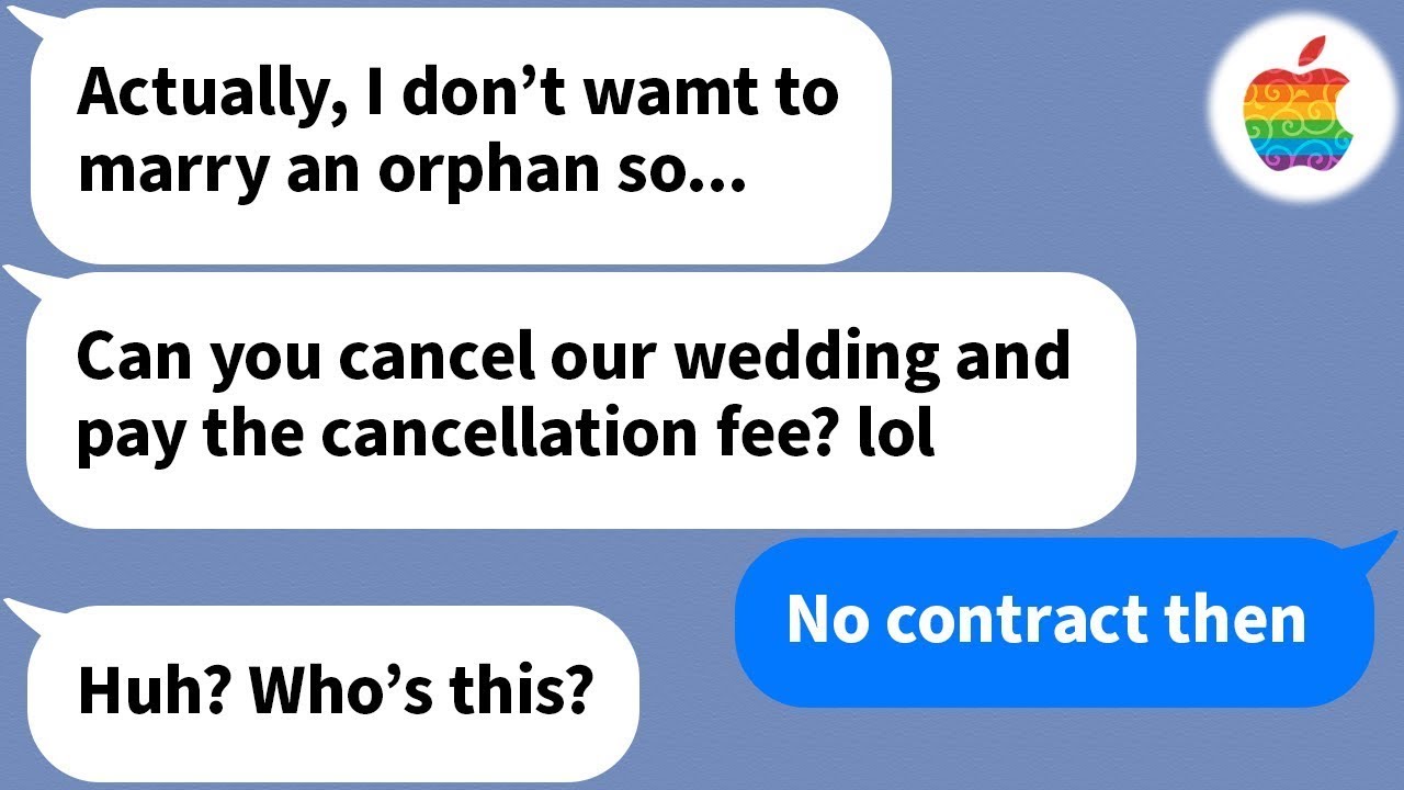 【Apple】 My fiancé's Dad didn't want us to get married me because I was an orphan but