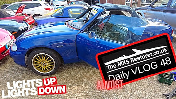 MX5 front chassis rails meet hammer! - ADV 48