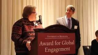 2015 Award For Global Engagement Christopher Johnstone