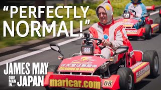 James May Goes Go Karting In Fancy Dress | James May: Our Man in Japan