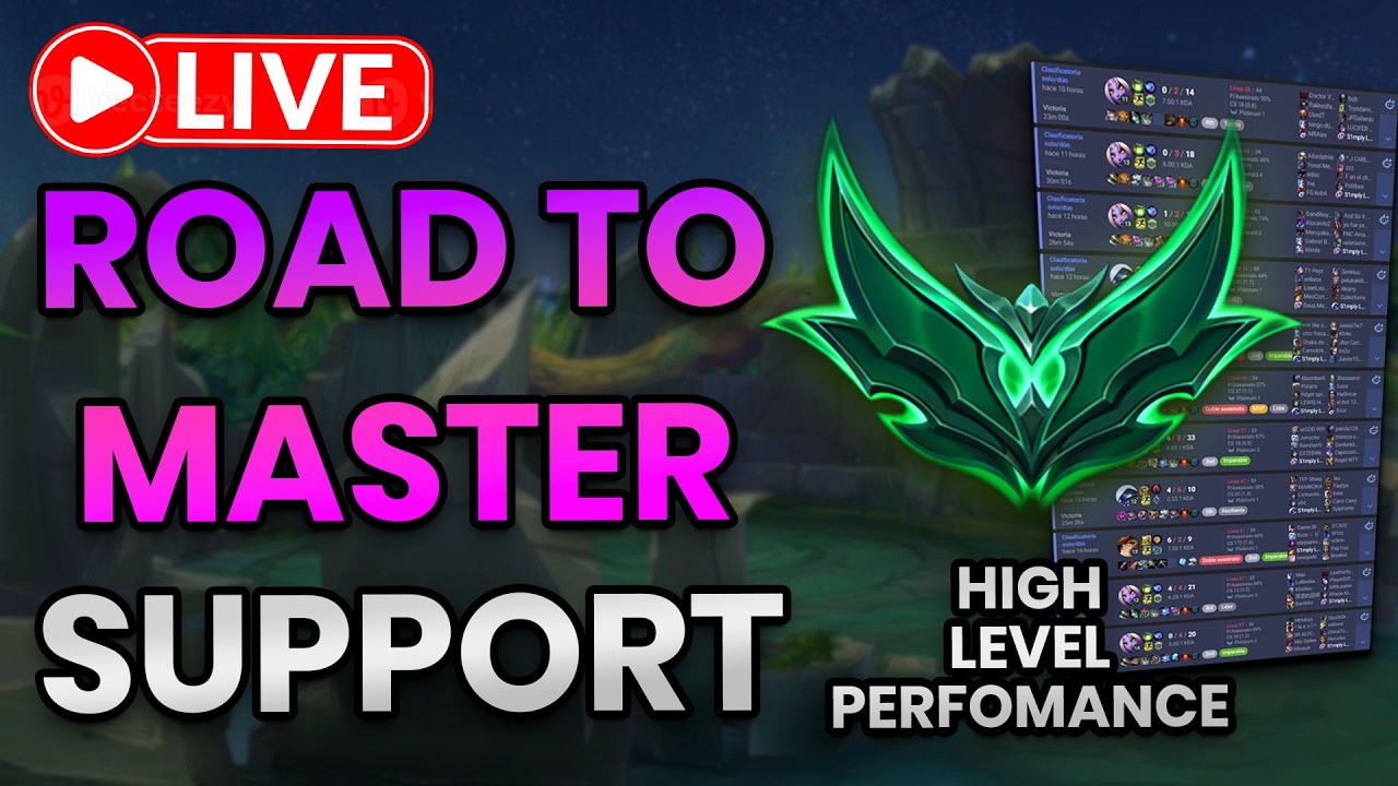 🔴 ESCAPANDO DE ESMERALDA 💀 ROAD TO MASTER SUPPORT