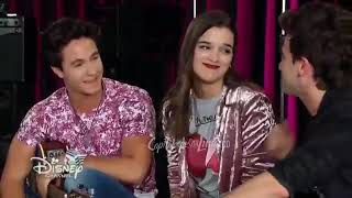 Video thumbnail of "Soy luna 3 delfi, Pedro y Simón cantan "si lo sueñas claro""