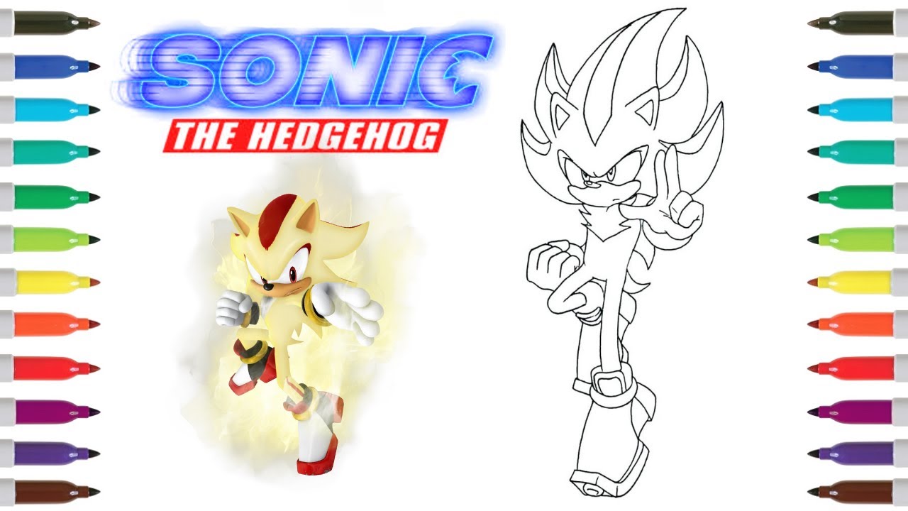 Shadow the Hedgehog Super Shadow Sonic the Hedgehog Coloring book