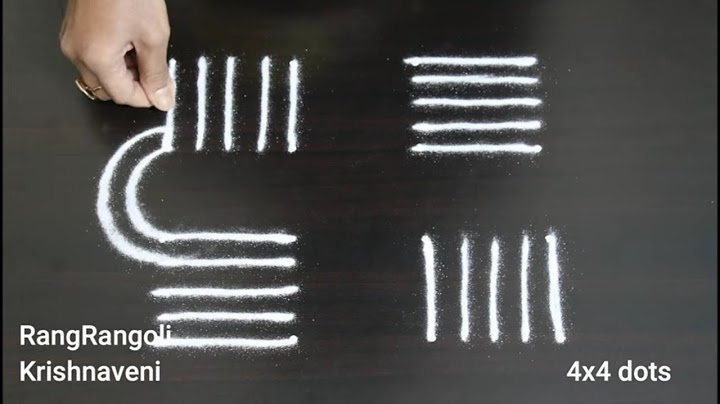 Dhanurmasam Muggulu🌺4x4 dots Traditional Kolam🌺Easy Daily Rangoli🌺RangRangoli Krishnaveni