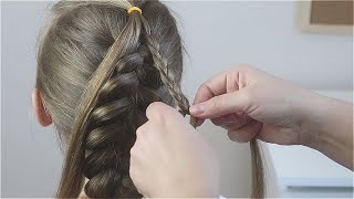 Красивые #Прически для школы / #прическа на длинные волосы