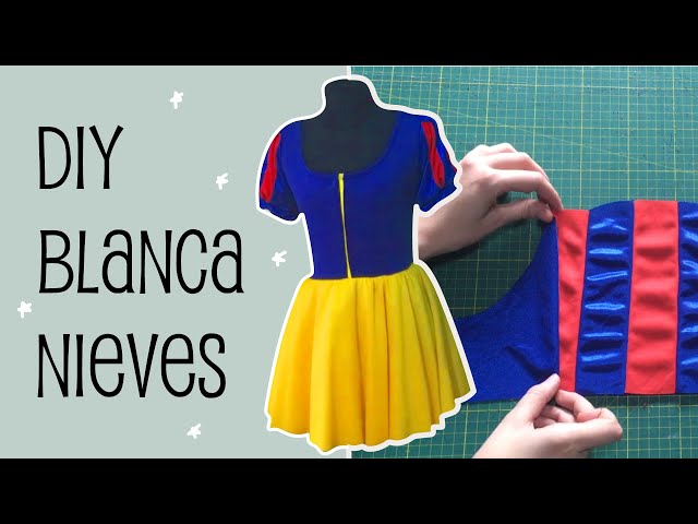 DIY Disfraz de Blancanieves - Elastizado, sin corset, largo a la rodilla 