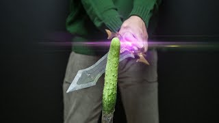 Making a Video Game Sword to Cut Cucumbers