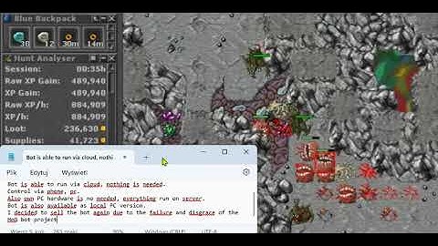 Kurasiok Tibia bot global 2024 zero bans mini rosha