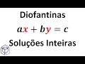 Equações Diofantinas Definição e Exercícios Resolvidos (MA 14 Cap 06)