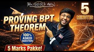 🔥 Proof of BPT (Basic Proportionality Theorem) 📐 | Class 10 Maths 🚀 | Shobit Nirwan