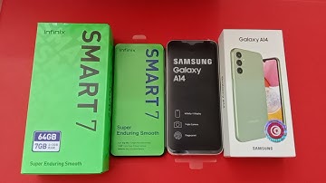Samsung Galaxy A14 vs infinix smart 7: speed test