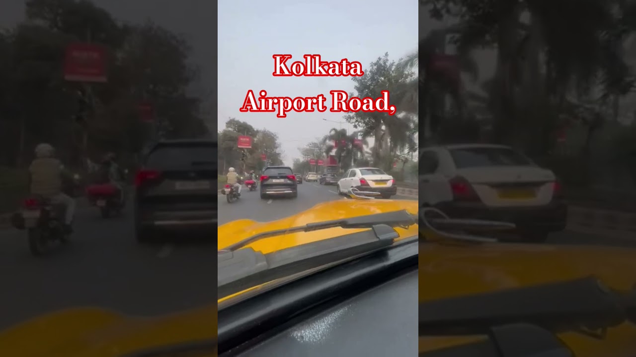 Kolkata airport//Kolkata taxy ride