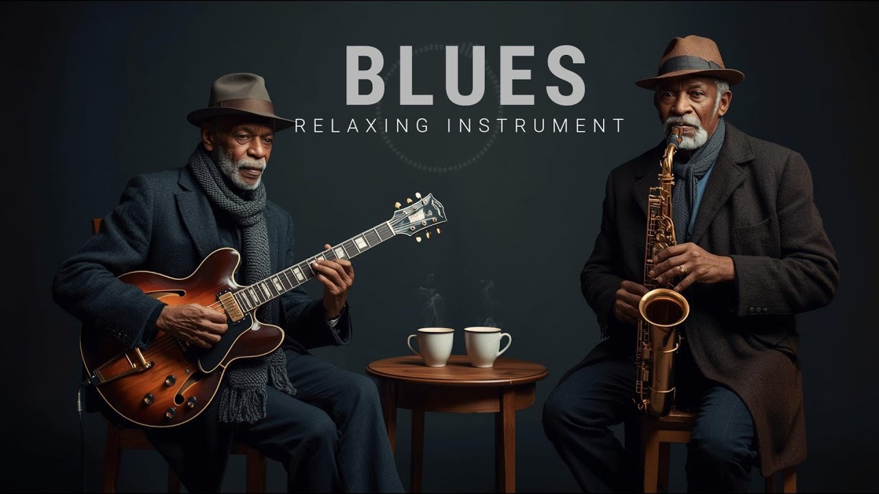 Blues Relaxing Music Instrumental | Smooth Guitar for Stress Relief 