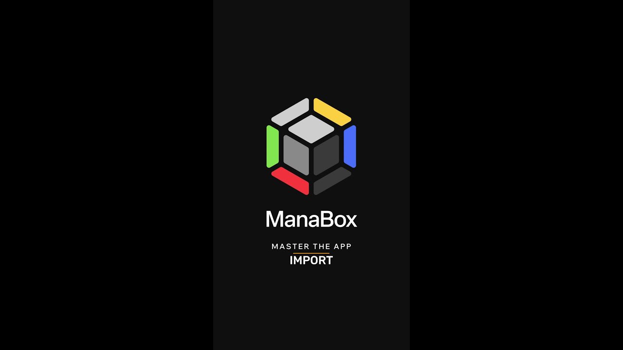 ManaBox – Import - YouTube