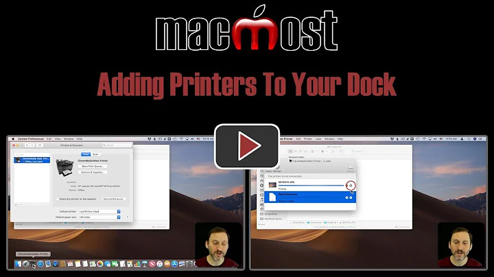 Adding Printers To Your Dock (MacMost #1863)
