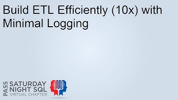 Build ETL efficiently 10x with Minimal Logging