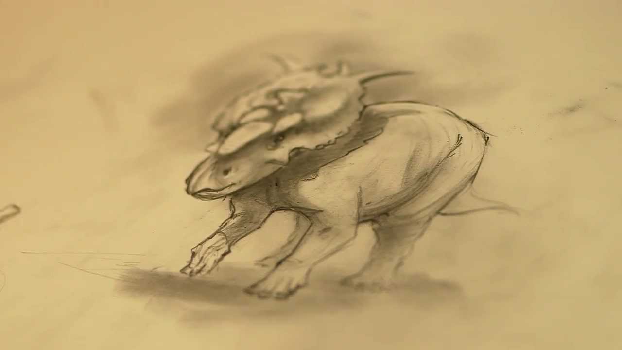 WALKING WITH DINOSAURS 3D | How To Draw A Dinosaur-Patchi - YouTube