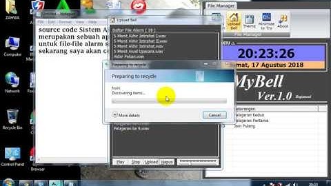 Sistem Alarm Clock Otomatis Menggunakan VB6