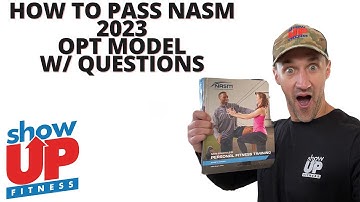 How to pass NASM 2023 | OPT model questions | Show Up Fitness CPT the BEST certification in fitness