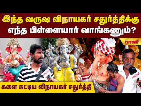 TVK கலரில் விநாயகர் சிலைகள்! சிலை செய்பவர்கள் சொன்ன தகவல் | Vinayagar Chaturthi | vinayagar agaval