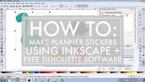 How to Create Stickers from PNG Images using Silhouette Studio Basic Edition - 516vlogs